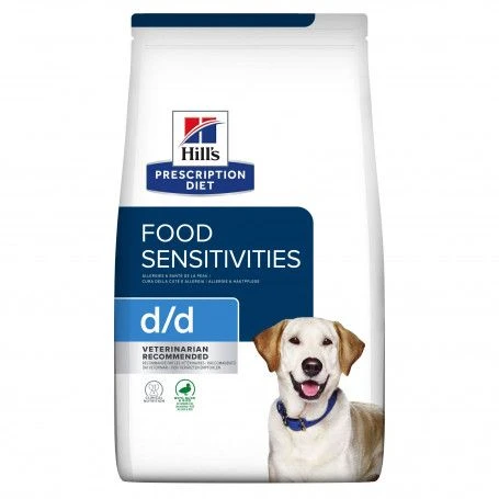 D/D Food Sensitivities Croquettes Pour Chien Au Canard & Riz 3 D/D Food Sensitivities Croquettes Pour Chien Au Canard & Riz