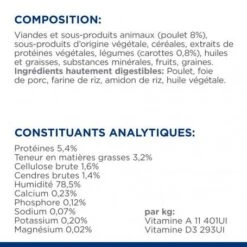 Gastrointestinal Biome Mijotés Pour Chien Poulet & Carottes 17 Gastrointestinal Biome Mijotés Pour Chien Poulet & Carottes -Magasins Sélectionnés De Fournitures Pour Animaux Et Chiens canine gastrointestinal biome poulet boite 7