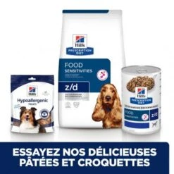 Z/d Food Sensitivities Croquettes Pour Chien -Magasins Sélectionnés De Fournitures Pour Animaux Et Chiens canine zd food sensitivities activ biome 2