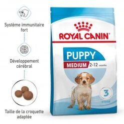 ROYAL CANIN Dog Puppy Medium -Magasins Sélectionnés De Fournitures Pour Animaux Et Chiens dog puppy medium 1