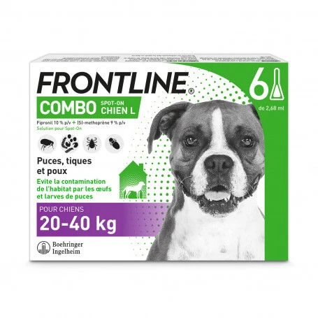 Boehringer Ingelheim Frontline Combo Chien De 20 à 40 Kg 3 Boehringer Ingelheim Frontline Combo Chien De 20 à 40 Kg