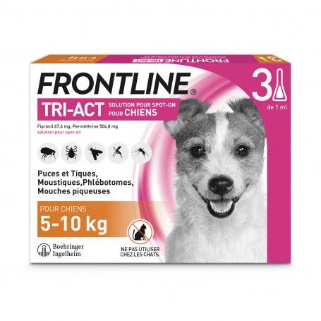 Boehringer Ingelheim Frontline Tri-Act S Chien De 5 à 10 Kg 3 Boehringer Ingelheim Frontline Tri-Act S Chien De 5 à 10 Kg – Image 2