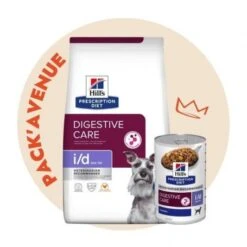 Pack'Avenue Hill's Prescription Diet I/D Low Fat Digestive Croquettes Pour Chien Au Poulet