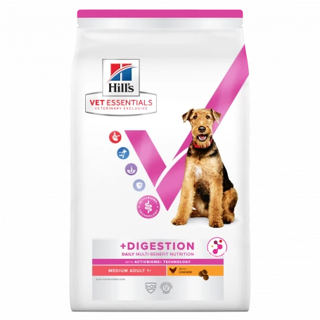 Vet Essentials Chien Multi-Benefit+Digestion Adult + Medium Au Poulet 3 Vet Essentials Chien Multi-Benefit+Digestion Adult + Medium Au Poulet